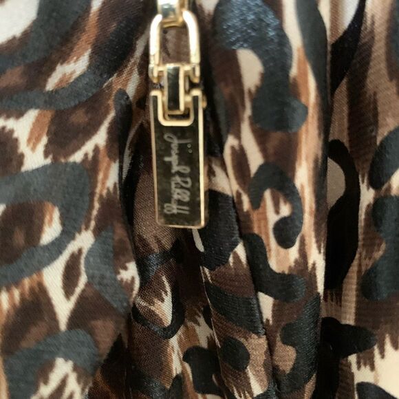 Joseph RibKoff Animal Print 3/4 Sleeve Midi Dress - Picture 5 of 10